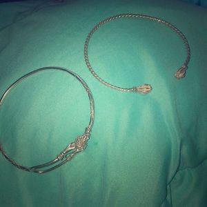 these antique bracelets were made in Jamaica